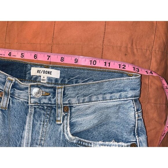 Re/Done 70s Ultra High-Rise STove Pipe JeansWomen's Size 26 - Picture 8 of 13